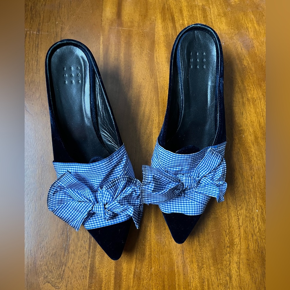 Velvet Trademark Mules